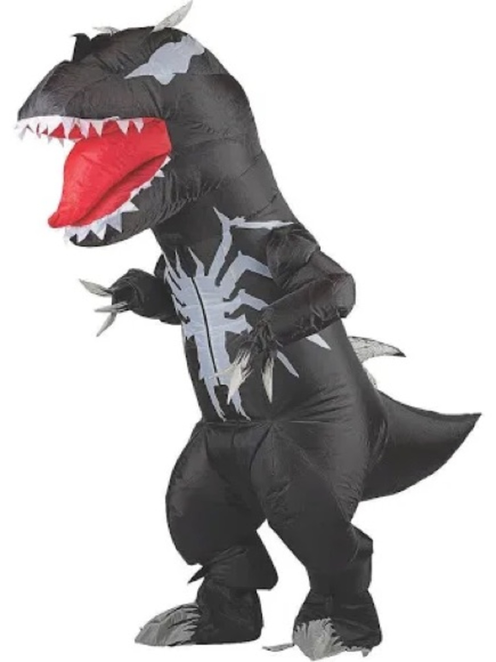 Black Venom-Inspired Inflatable Dinosaur Superhero Costume
